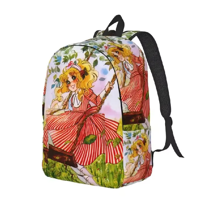 Candy Candy Anime Backpack for Men and Women