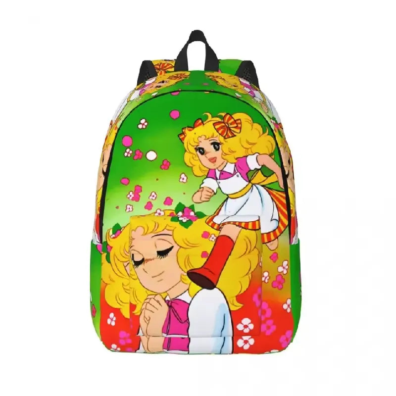 Candy Candy Anime Backpack for Men and Women