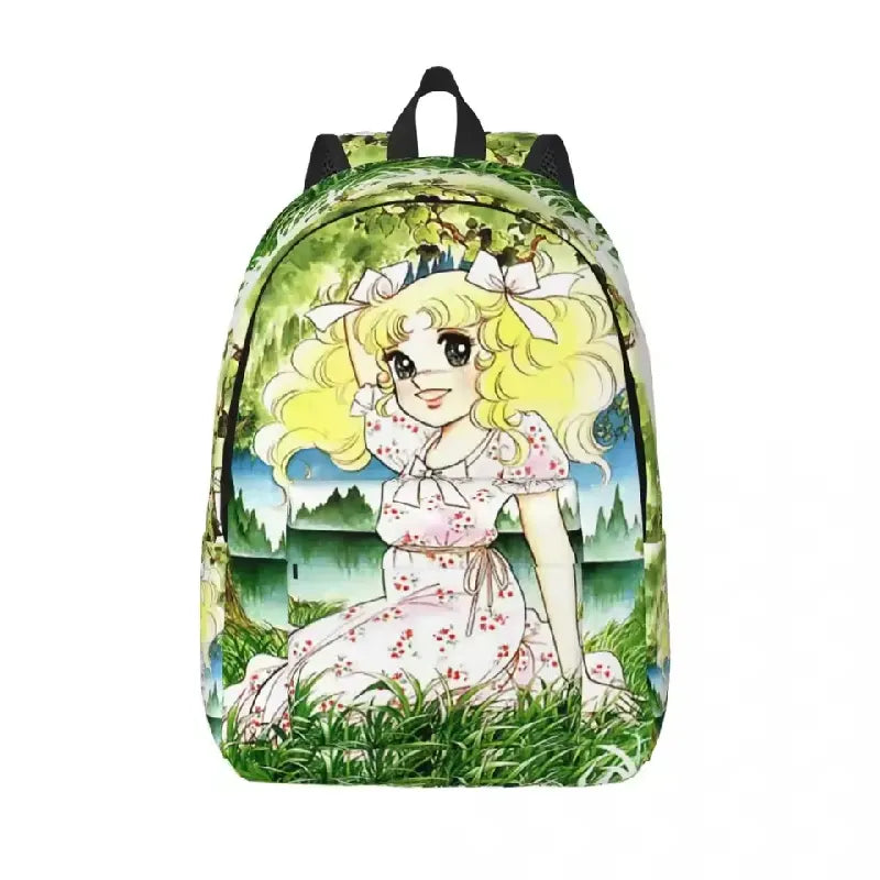 Candy Candy Anime Backpack for Men and Women