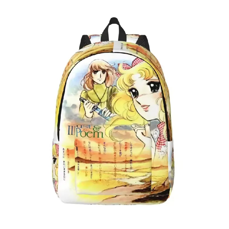 Candy Candy Anime Backpack for Men and Women