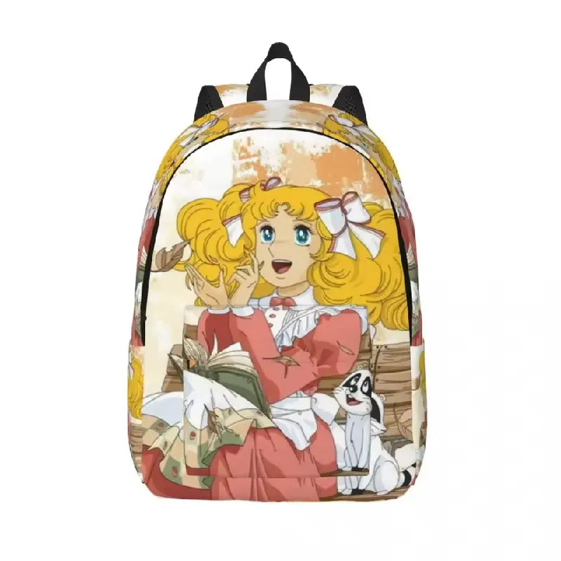 Candy Candy Anime Backpack for Men and Women