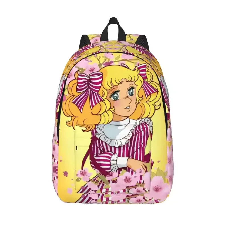 Candy Candy Anime Backpack for Men and Women