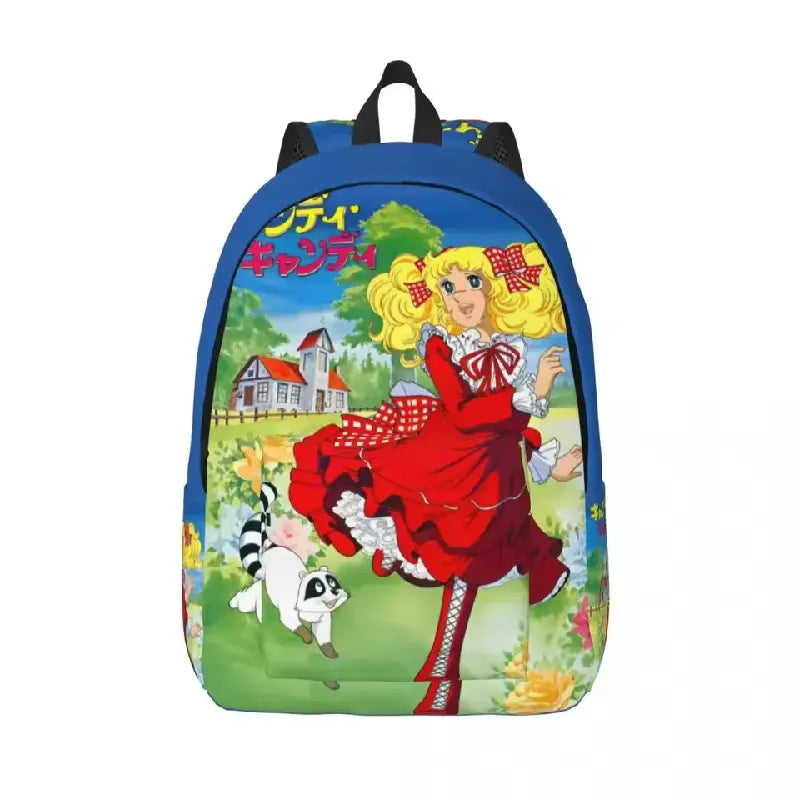 Candy Candy Anime Backpack for Men and Women