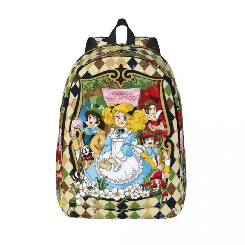 Candy Candy Anime Backpack for Men and Women