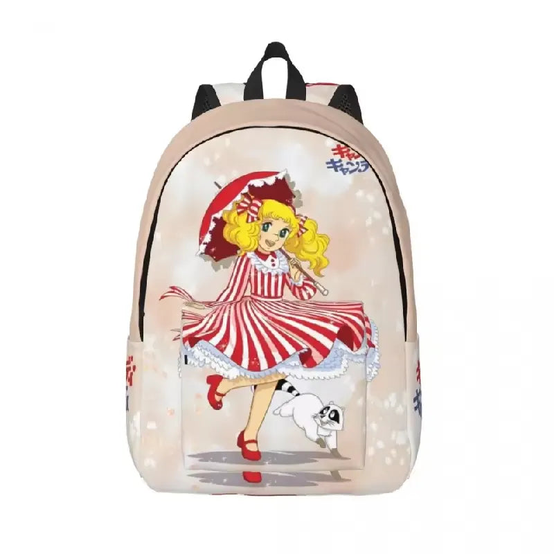 Candy Candy Anime Backpack for Men and Women