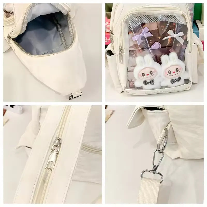 Lightweight Portable School Backpack for Girls