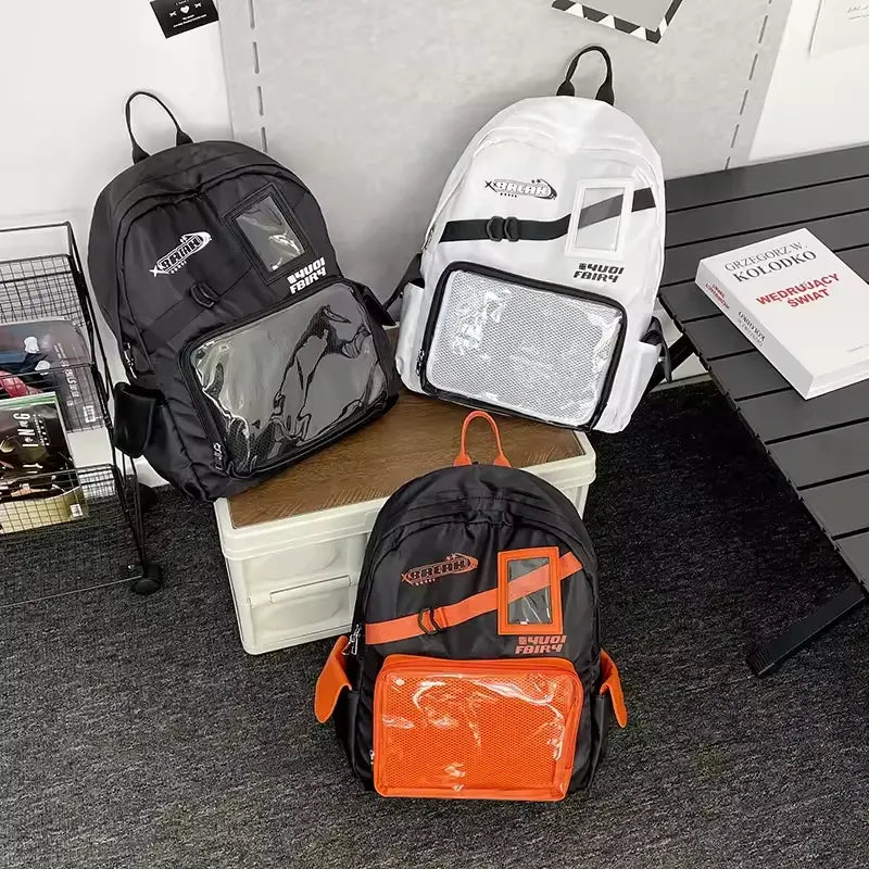 New Transparent Backpack High Capacity Bag