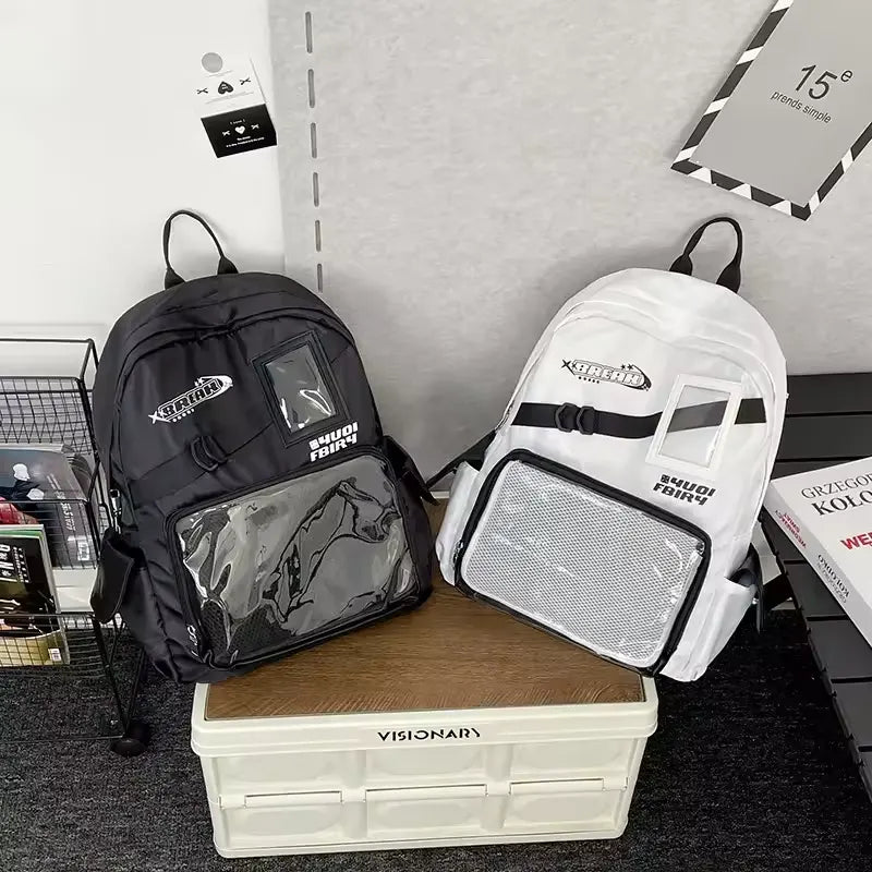 New Transparent Backpack High Capacity Bag