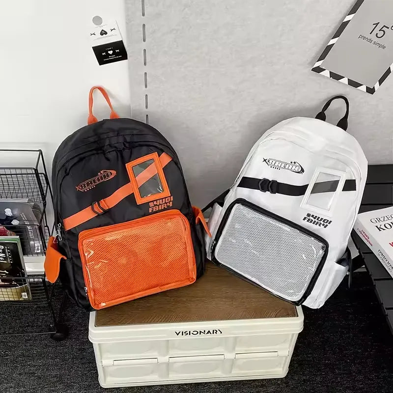 New Transparent Backpack High Capacity Bag
