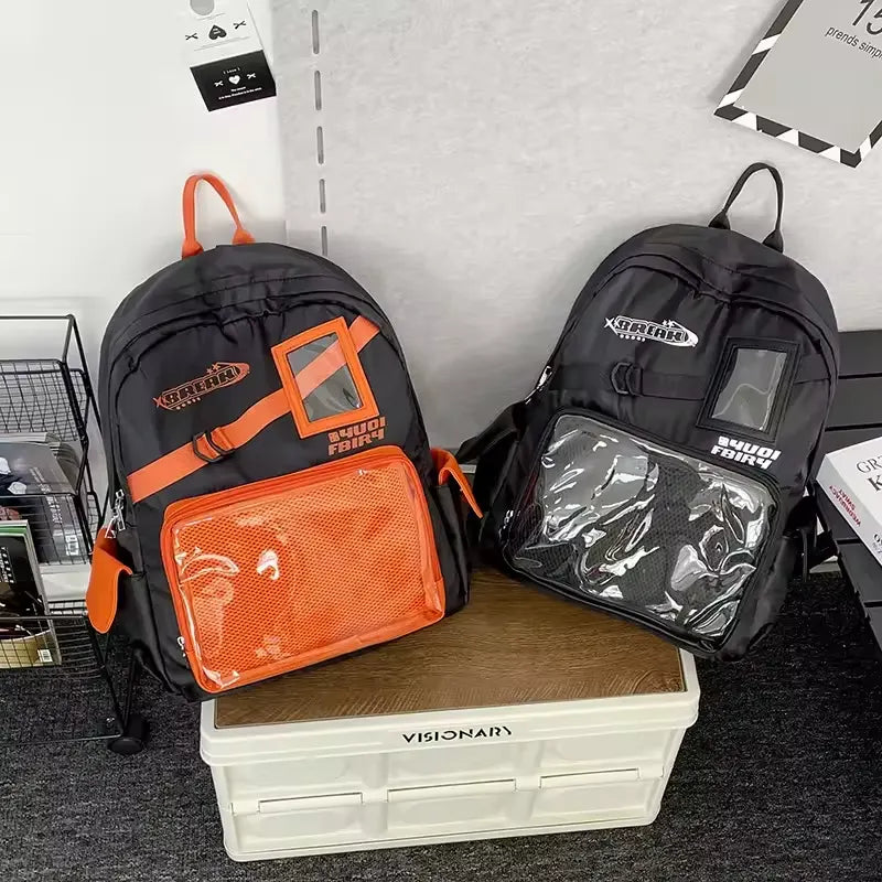 New Transparent Backpack High Capacity Bag
