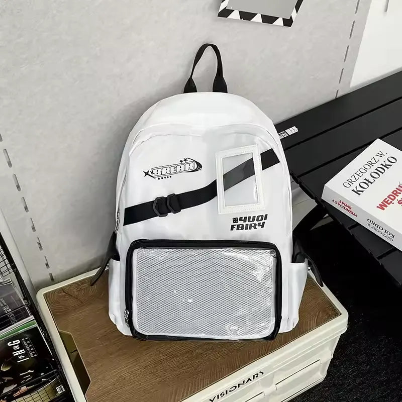 New Transparent Backpack High Capacity Bag
