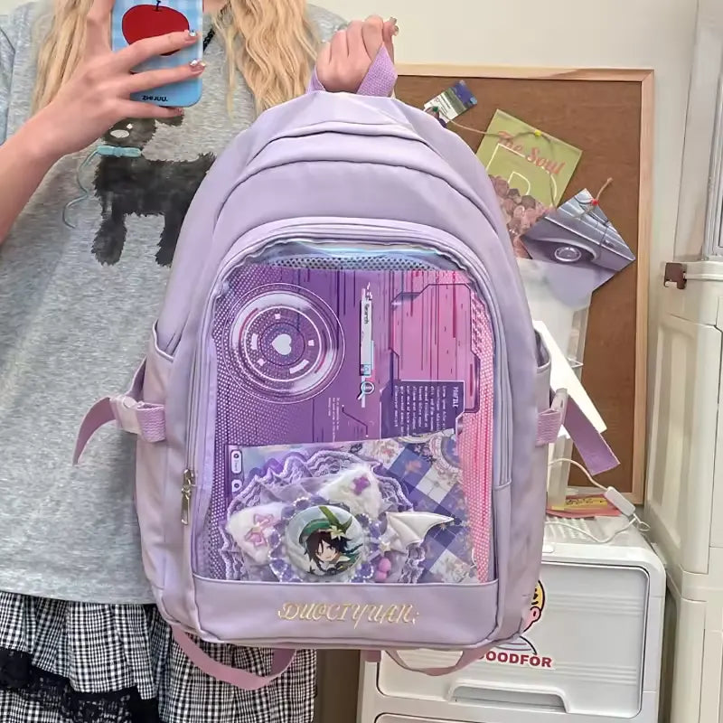 Sweet Girl Transparent Cute Backpack