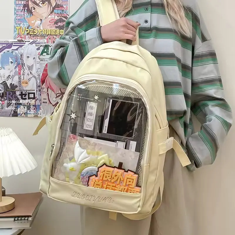 Sweet Girl Transparent Cute Backpack