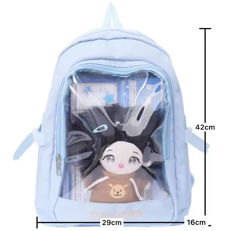 Sweet Girl Transparent Cute Backpack
