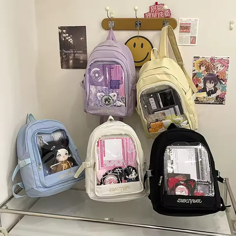 Sweet Girl Transparent Cute Backpack