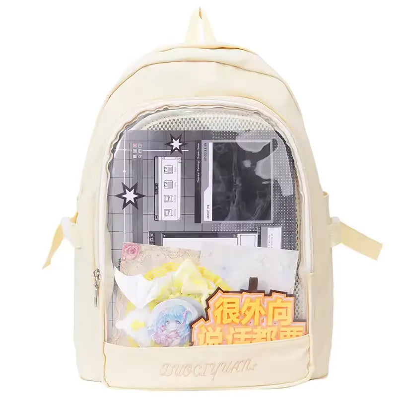 Sweet Girl Transparent Cute Backpack