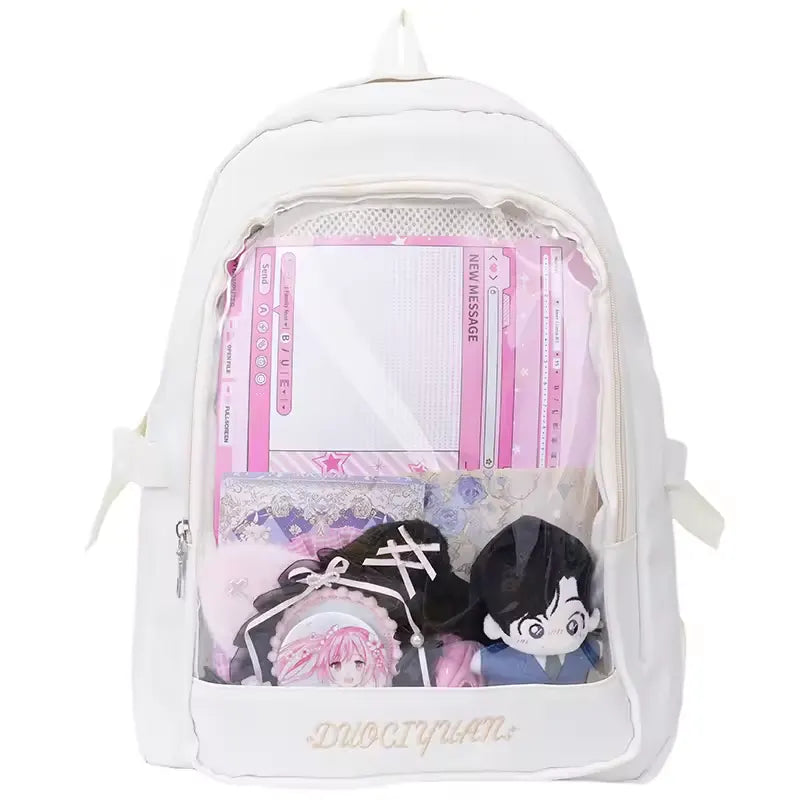 Sweet Girl Transparent Cute Backpack