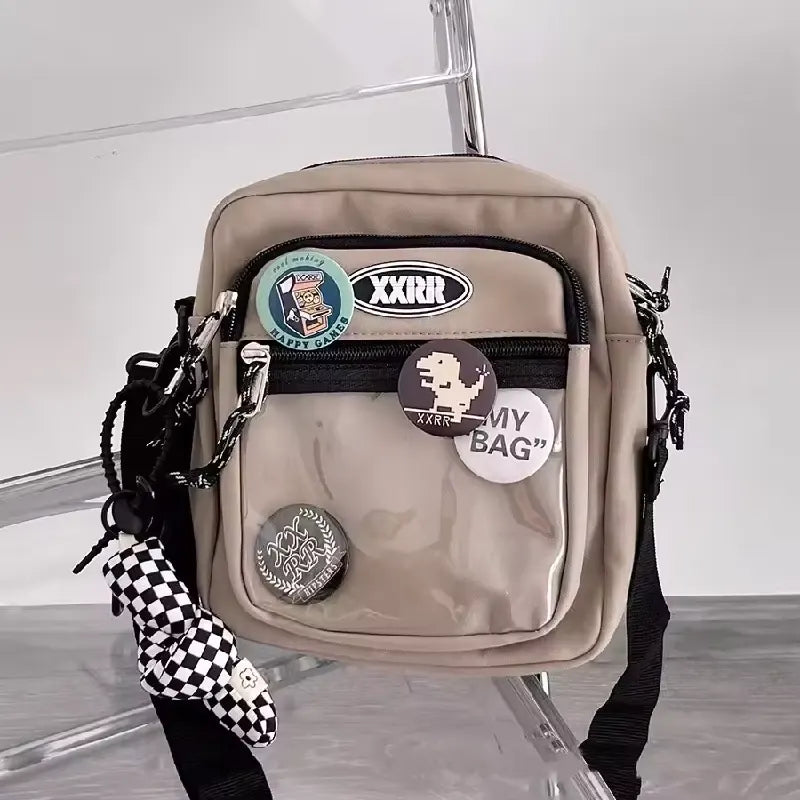 Transparent Pocket Crossbody Bags For Women and Men