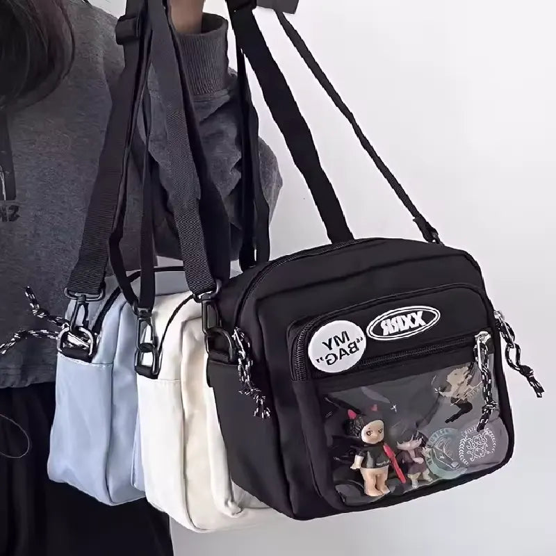 Transparent Pocket Crossbody Bags For Women and Men