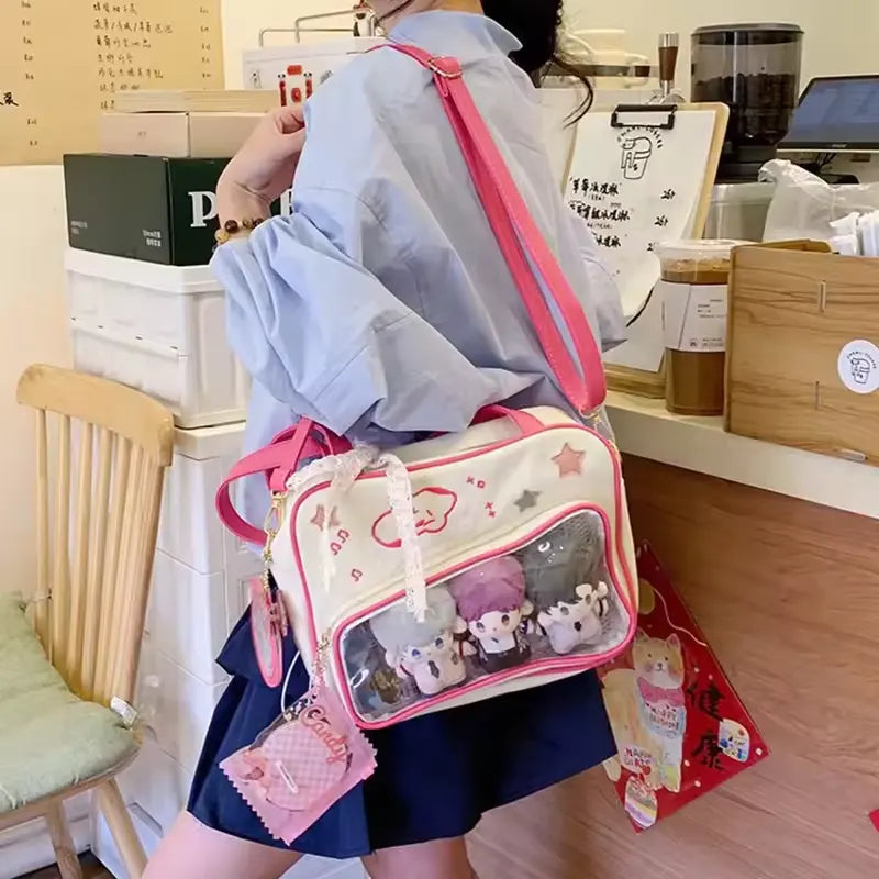Women Denim Crossbody Shoulder Bag