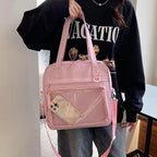 Doll bag Large Nylon Tote & Crossbody Bag for Girls