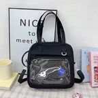 Doll bag Large Nylon Tote & Crossbody Bag for Girls