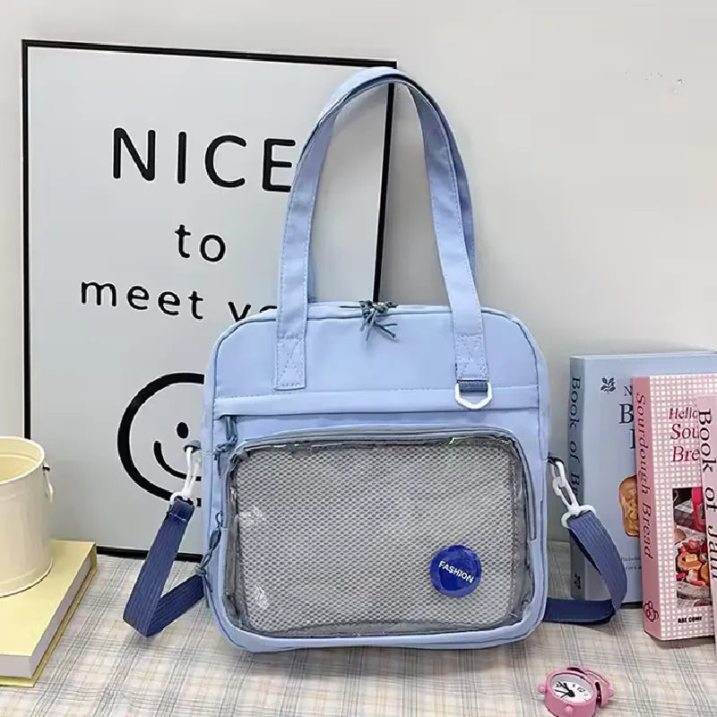 Doll bag Large Nylon Tote & Crossbody Bag for Girls