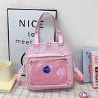 Doll bag Large Nylon Tote & Crossbody Bag for Girls