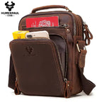 HUMERPAUL Men's Shoulder, Cross & Messenger Leather Bag