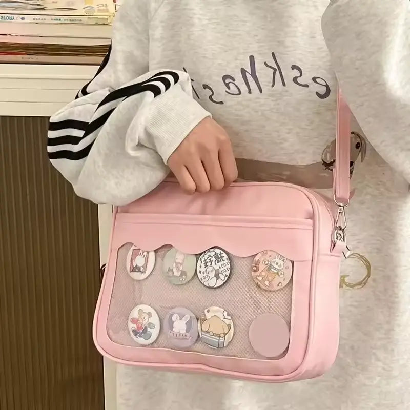 High School Girls Crossbody Shoulder Handbag