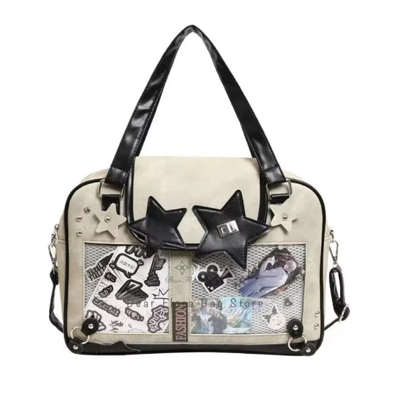 Lolita Transparent Pocket Crossbody Bag for Women
