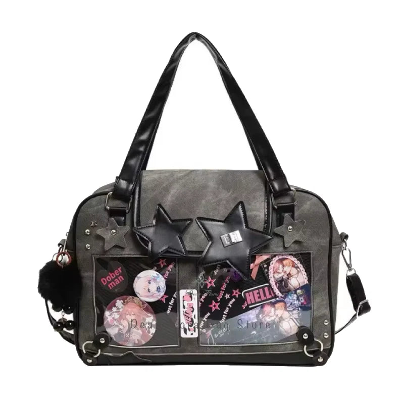 Lolita Transparent Pocket Crossbody Bag for Women