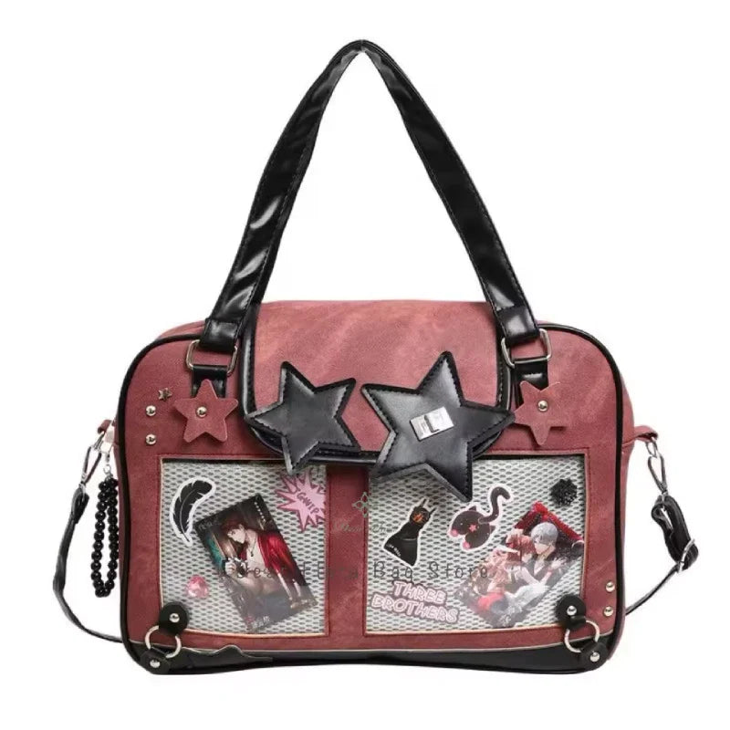 Lolita Transparent Pocket Crossbody Bag for Women