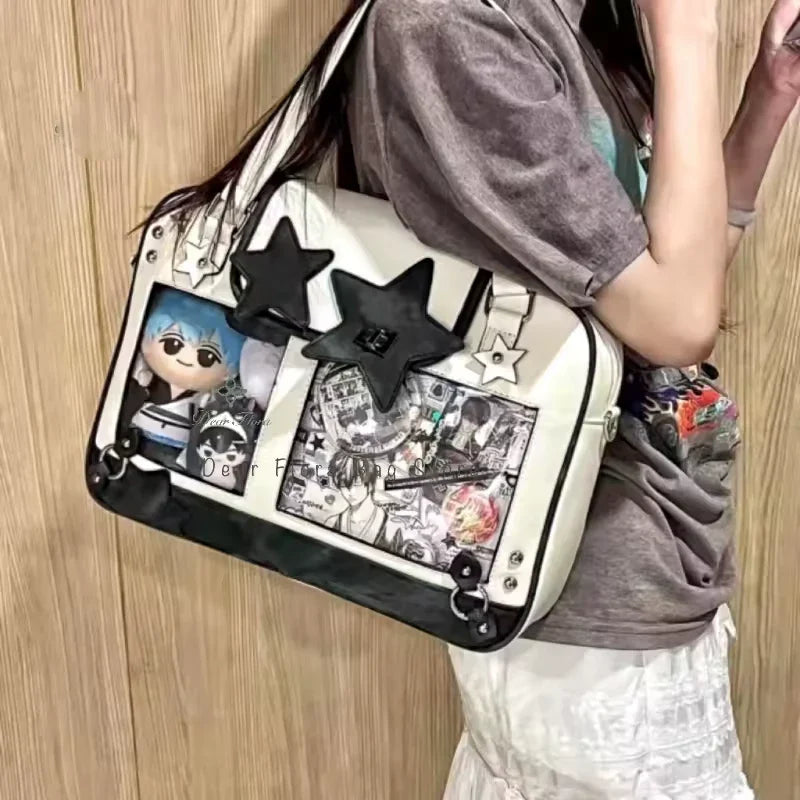 Lolita Transparent Pocket Crossbody Bag for Women