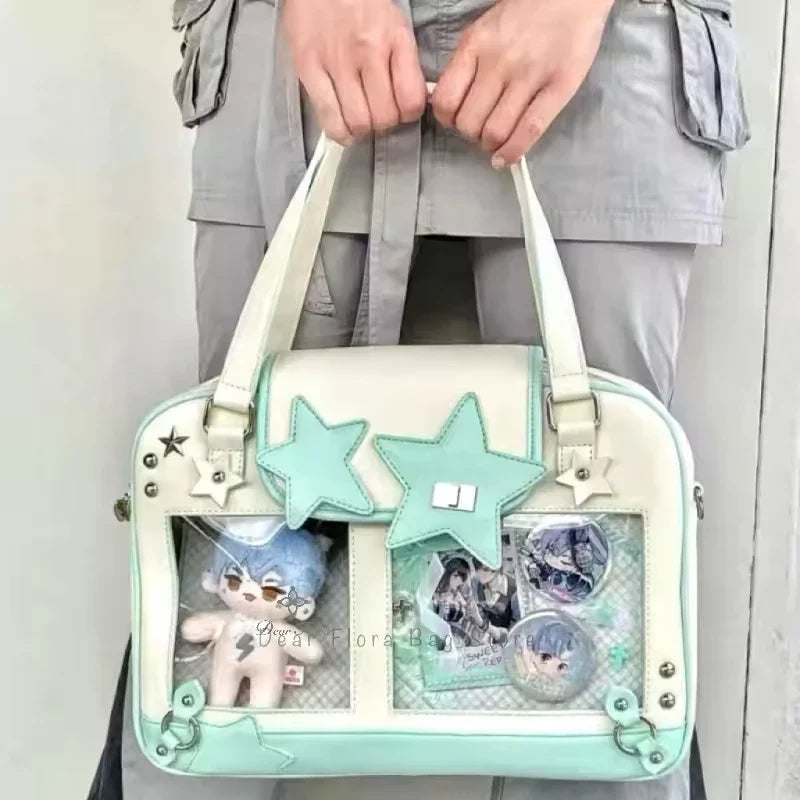 Lolita Transparent Pocket Crossbody Bag for Women