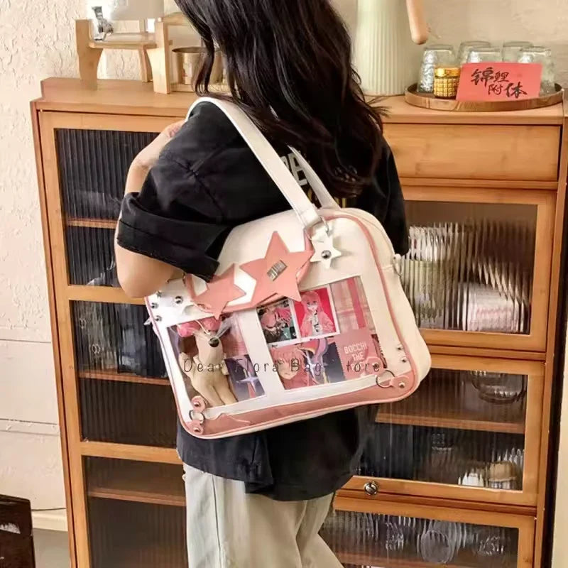 Lolita Transparent Pocket Crossbody Bag for Women