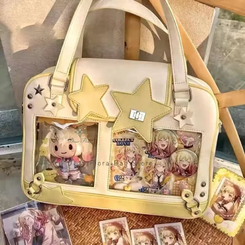 Lolita Transparent Pocket Crossbody Bag for Women