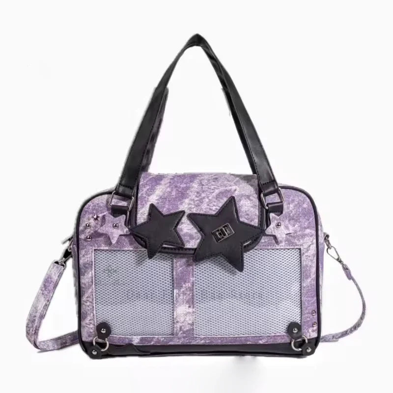 Lolita Transparent Pocket Crossbody Bag for Women