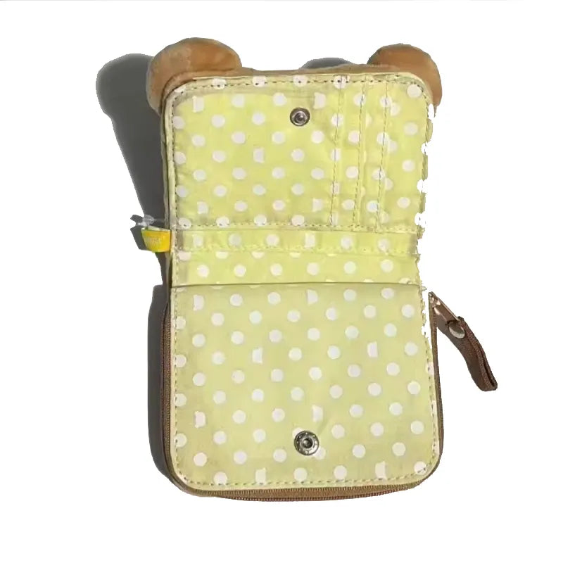 Mini Anime Girl Plush Coin Purse & Card Holder