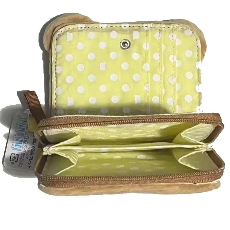 Mini Anime Girl Plush Coin Purse & Card Holder