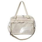 One Shoulder Student Bag with Ita Doll Charm & Badge