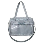 One Shoulder Student Bag with Ita Doll Charm & Badge
