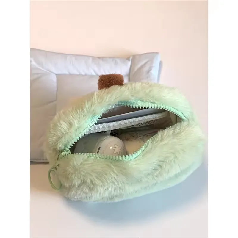 Plush Cartoon Coin Purse & Card Holder
