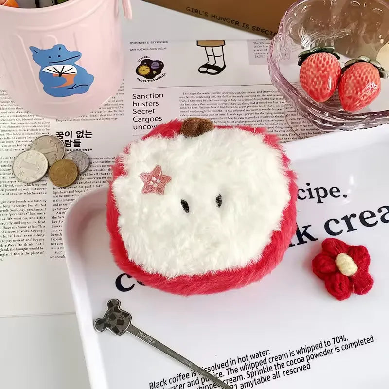 Plush Cartoon Coin Purse & Card Holder