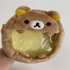 Plush Toy Mini Backpack & Coin Purse Wallet