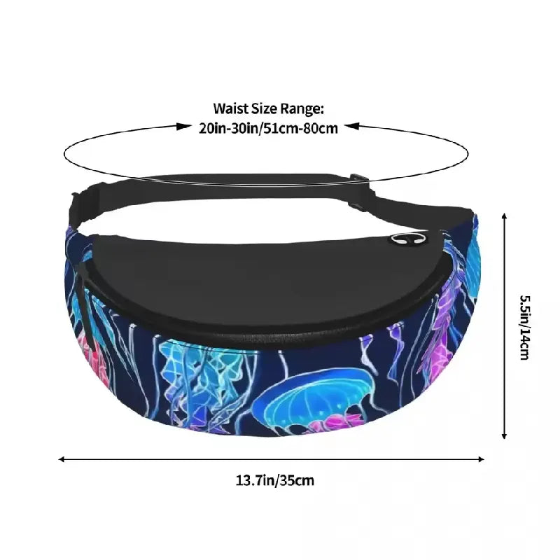Rainbow Jellyfish Waist Bag
