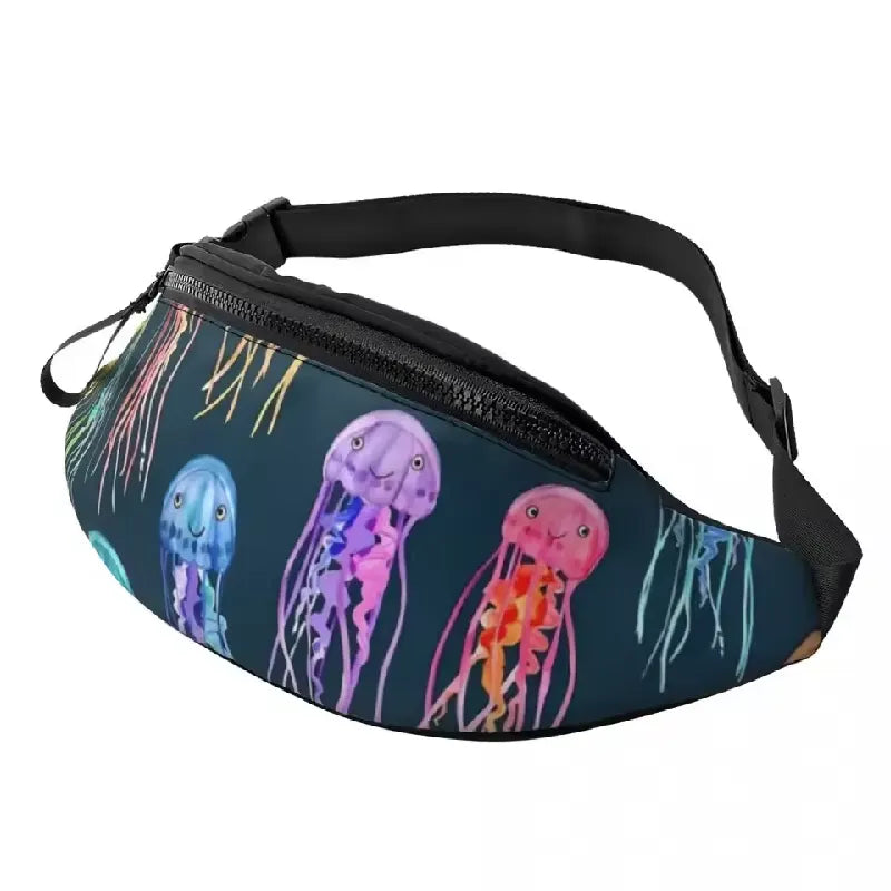 Rainbow Jellyfish Waist Bag