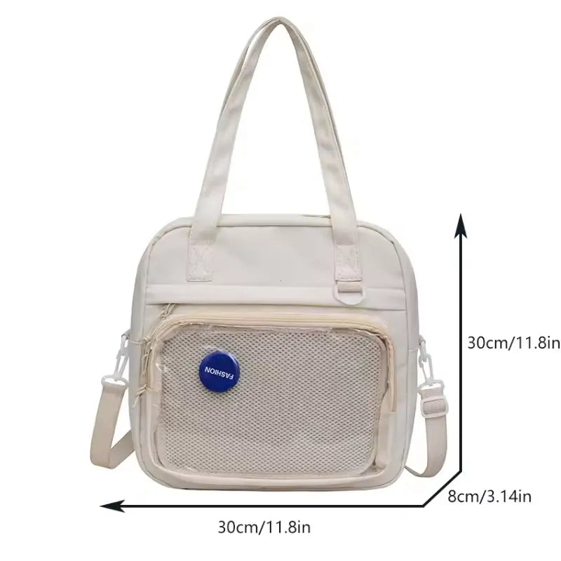 Doll bag Large Nylon Tote & Crossbody Bag for Girls