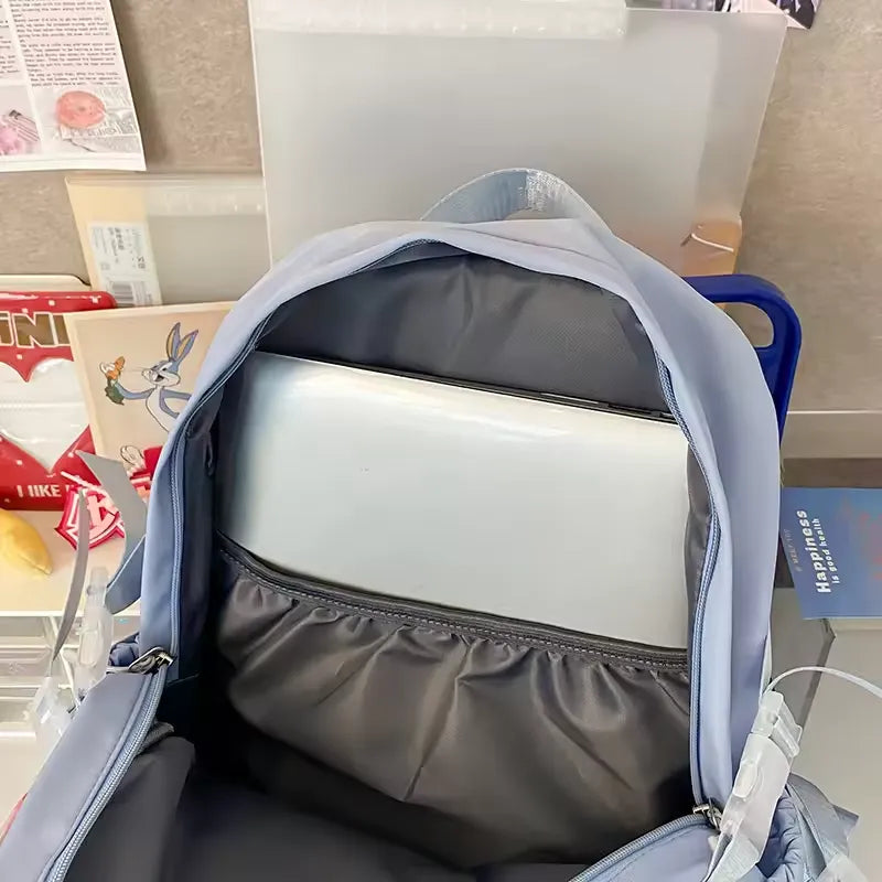Transparent Ita Backpack for High School Girls