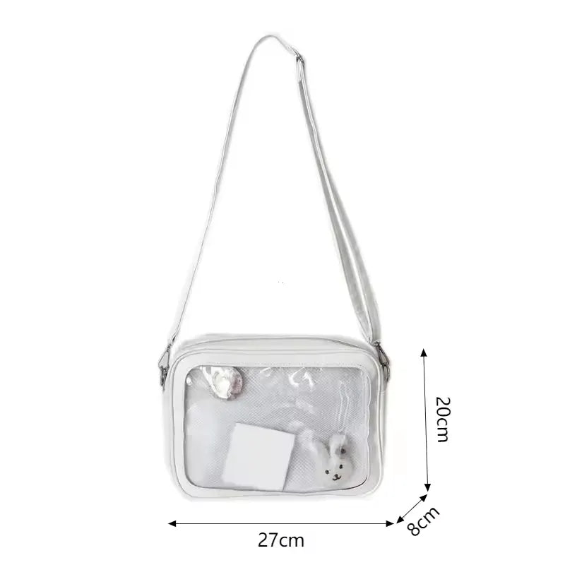Transparent Lolita Messenger Shoulder Bag & Crossbody Bag